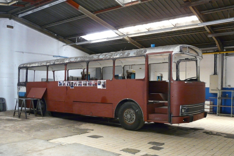 Berliet PH3 620 Airlam de 1973 en cours de restauration à l'atelier